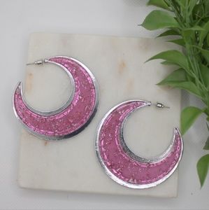 Charismatically Curvy - Pink ♥ Earrings